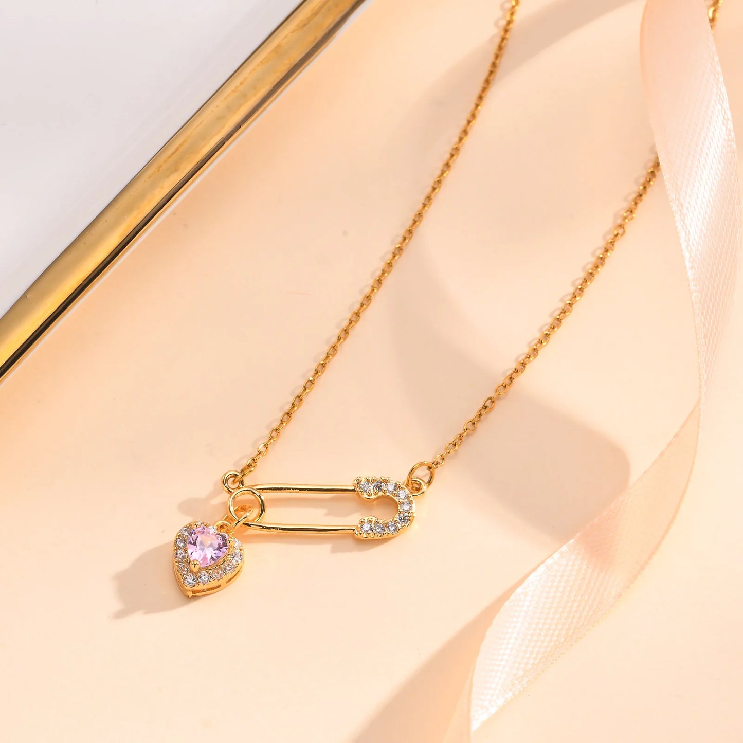 Pendant Necklace 18k Gold Plated