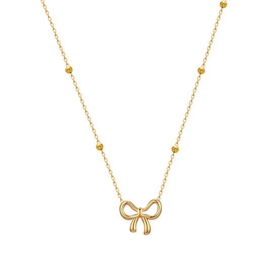 Satellite Pendant Necklace 18k Gold Plated